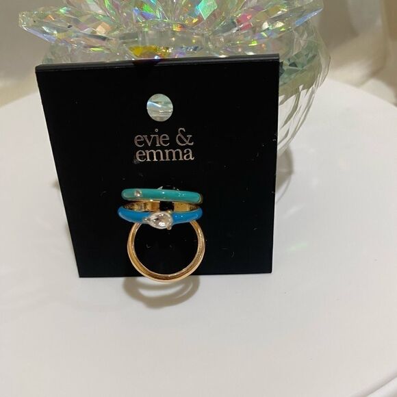 Crystal Ring Set - Picture 2 of 3